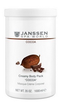 Janssen Creamy body pack «Сocoa» (Корректирующее кремовое обертывание «Какао»), 1000 мл